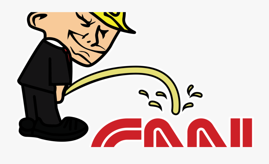 Trump Peeing On Cnn Clipart , Png Download - Trump Peeing On Cnn Sticker, Transparent Clipart