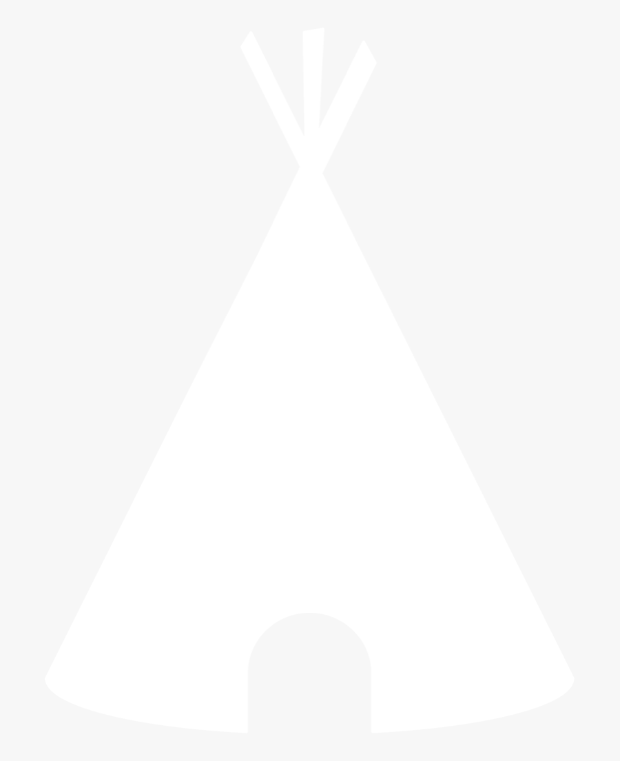 Teepee Silhouette At Getdrawings - Black And White Teepee Clip Art, Transparent Clipart