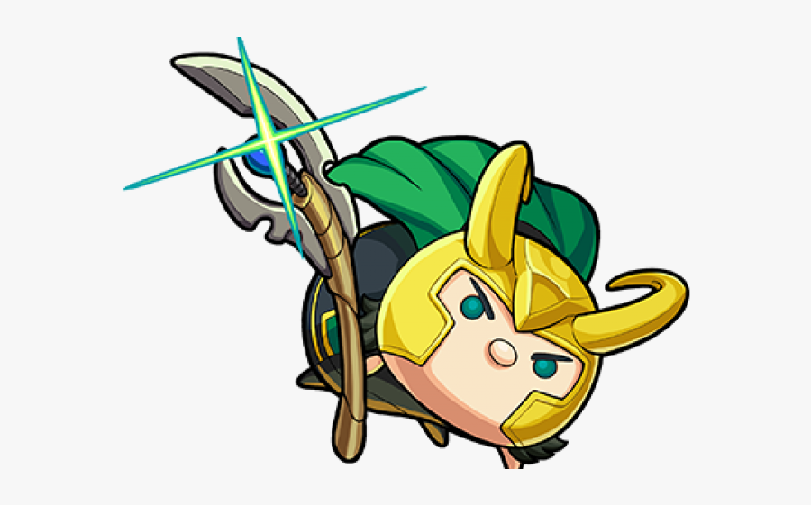 Tsum Tsum Marvel 洛 基, Transparent Clipart