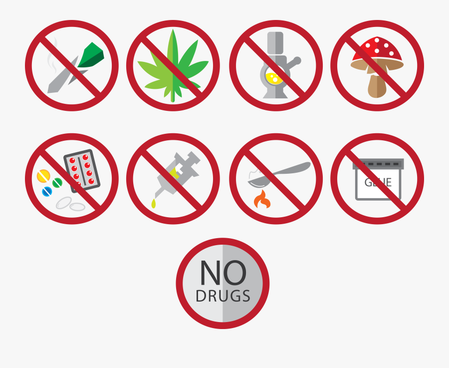 Drug, Just Say No, Recreational Drug Use, Point, Product - Say No To Drugs Vector, Transparent Clipart
