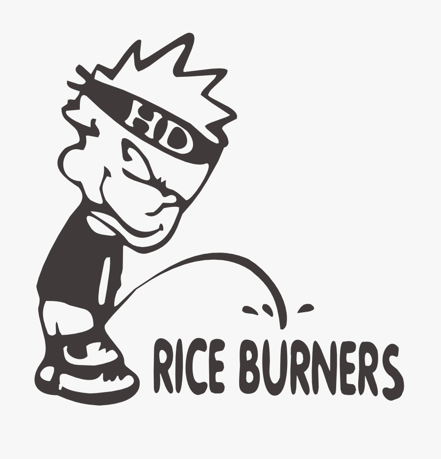 Calvin Pissing On Mac, Transparent Clipart