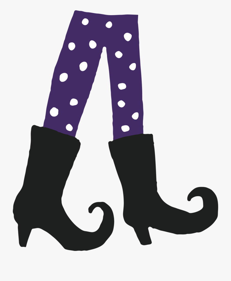 Boots Svg Witch - Witch Feet Svg, Transparent Clipart