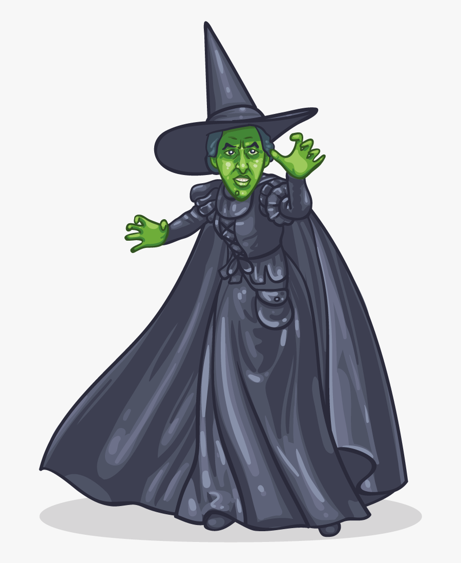Wicked Witch - Cape - Wizard Of Oz Witch Clipart, Transparent Clipart