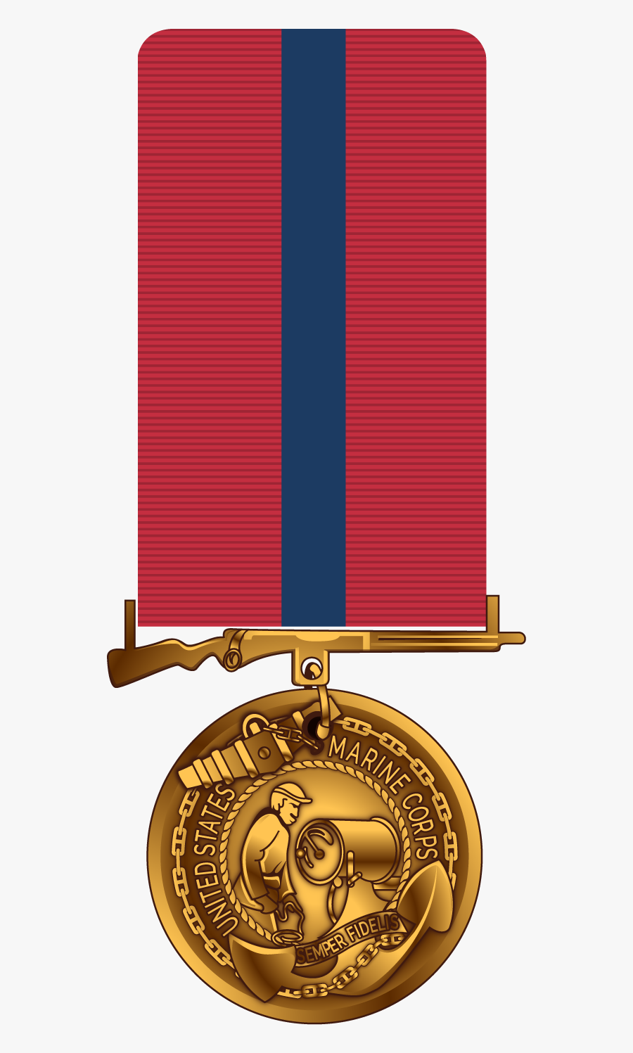 Marine Good Conduct Medal Png, Transparent Clipart