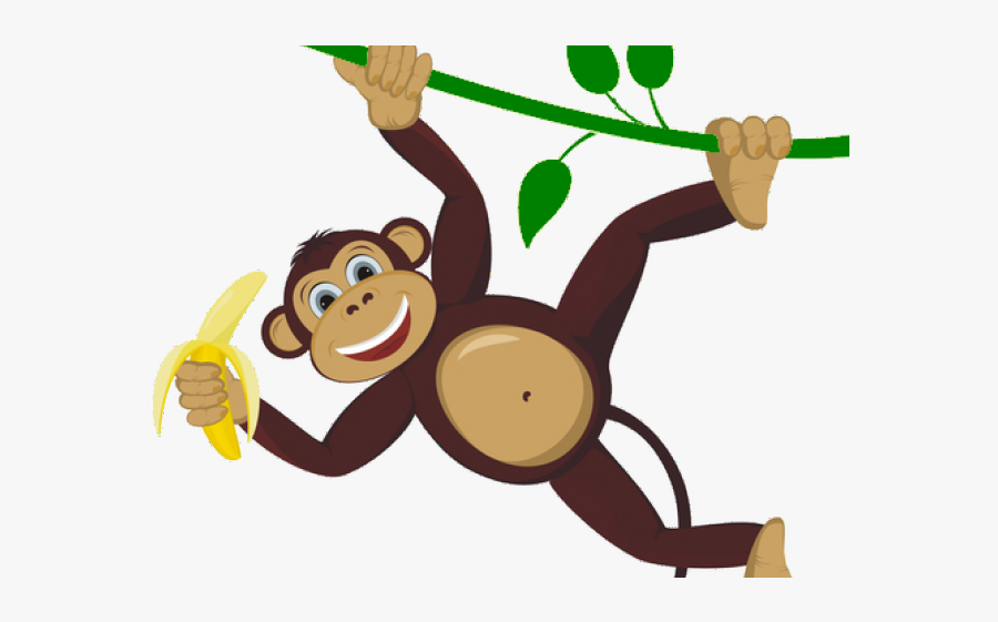 Transparent Background Monkey Cartoon Png, Transparent Clipart