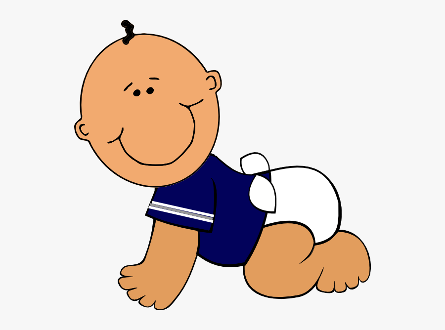 Baby Blue Svg Clip Arts - Bald Baby Clip Art, Transparent Clipart