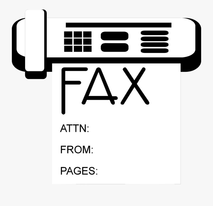 Fax, Transparent Clipart