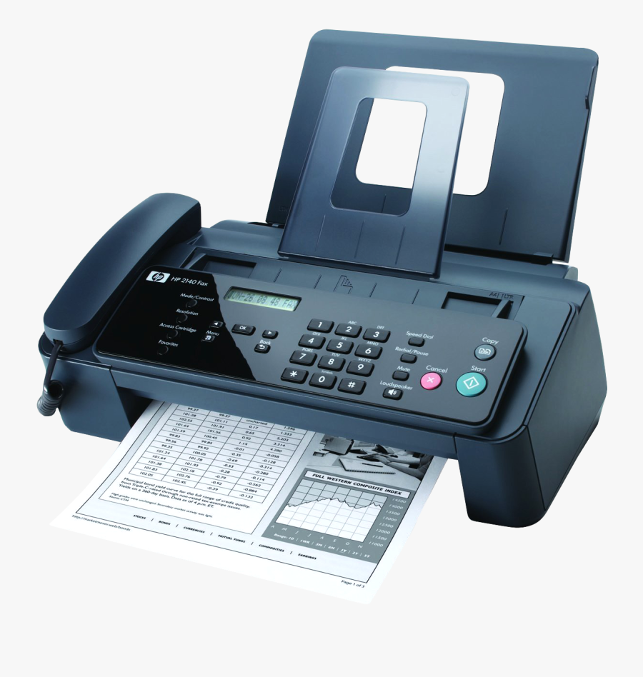 Fax Machine Png Image, Transparent Clipart
