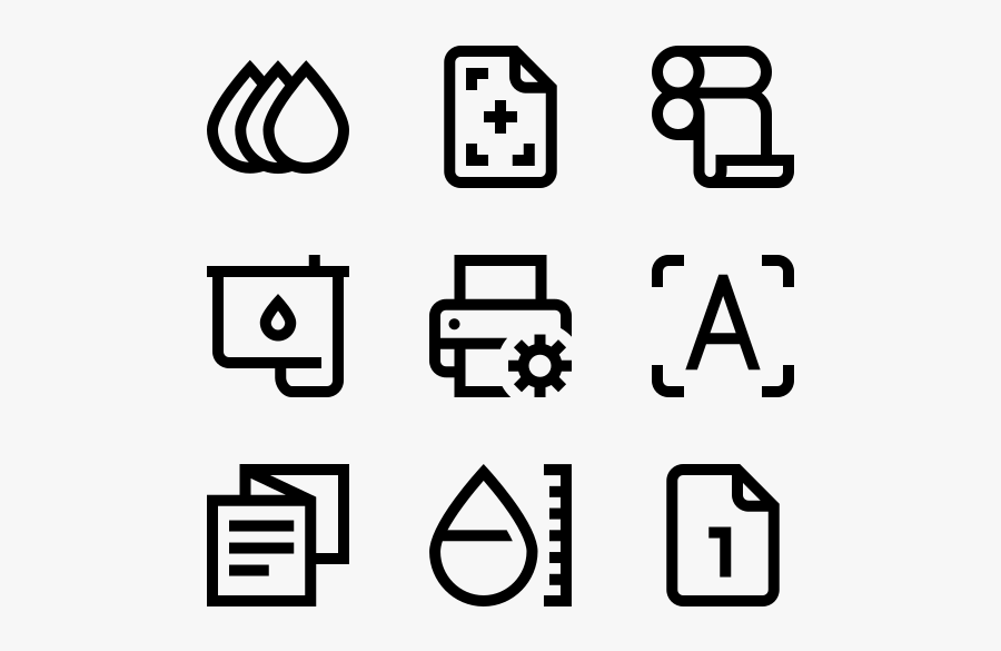 Printing - Election Icons, Transparent Clipart