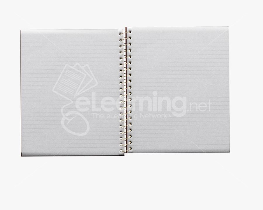 Office Supplies Spiral Bound Notebook - Spiral, Transparent Clipart