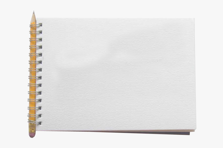 Notepad Transparent Spiral - Sketch Pad, Transparent Clipart