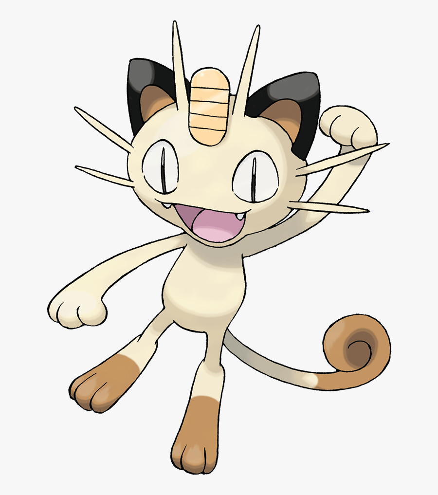 Meowth Pokemon - Pokemon Meowth, Transparent Clipart