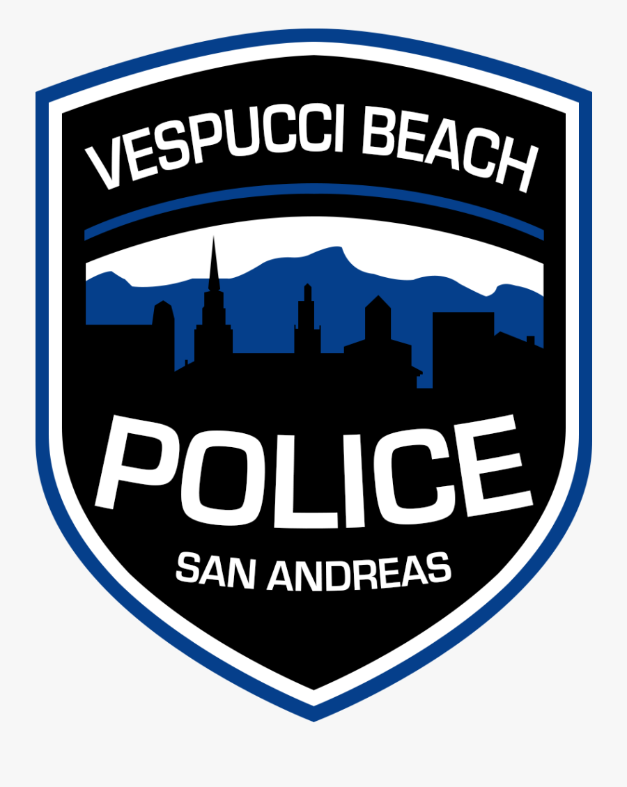 Los Santos Police Badge, Transparent Clipart