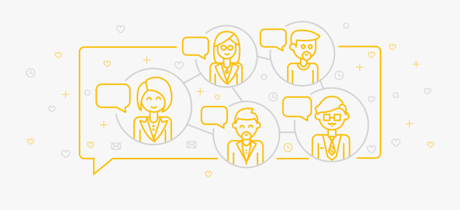 Socialhub Team Collaboration Solution, Transparent Clipart