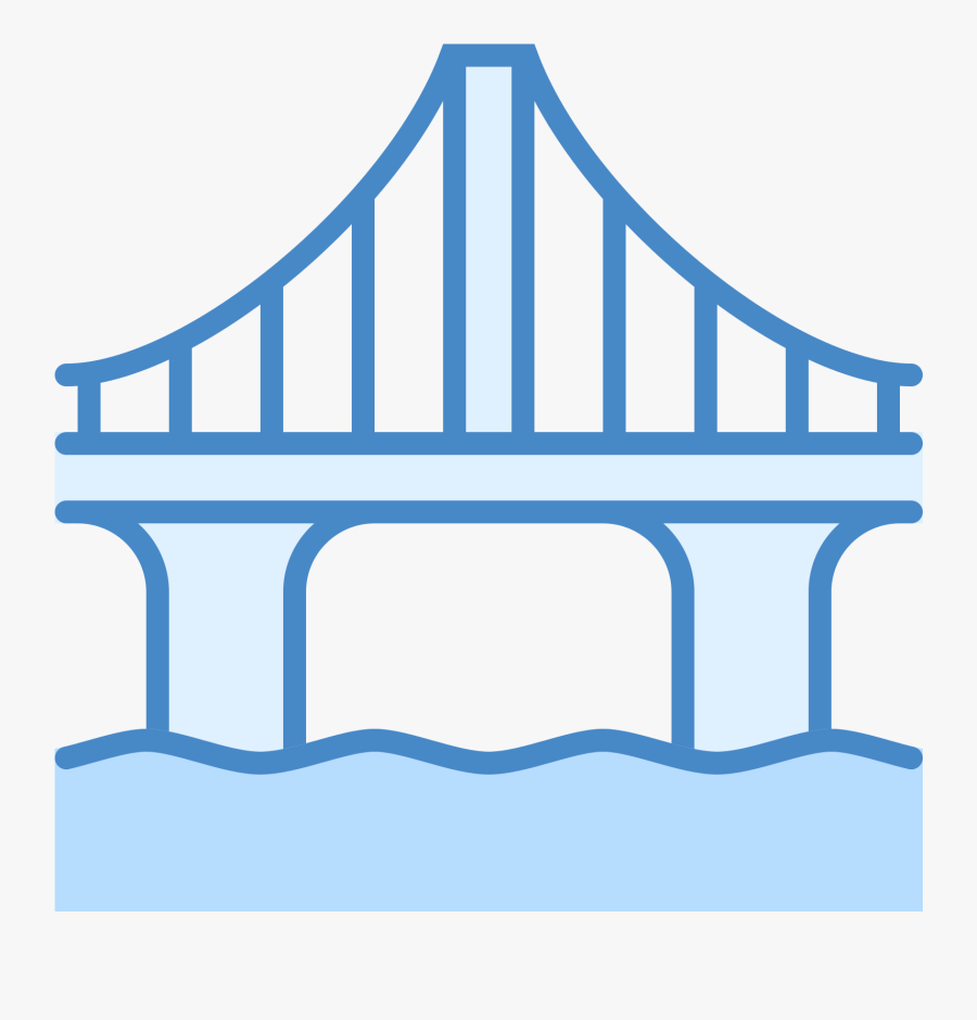 Bridge Clipart Icon - Parque De Diversiones Icono, Transparent Clipart