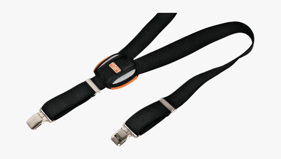 Image Bahco Black Padded Adjustable - Bretels Bahco, Transparent Clipart