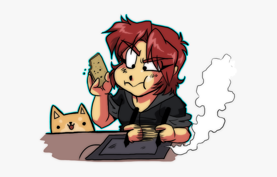 Working Hard - Cartoon, Transparent Clipart