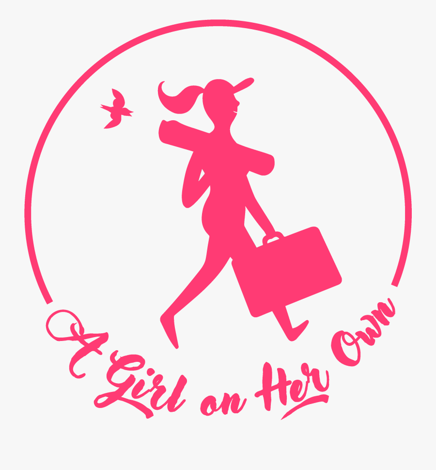 A Girl On Her Own, Transparent Clipart