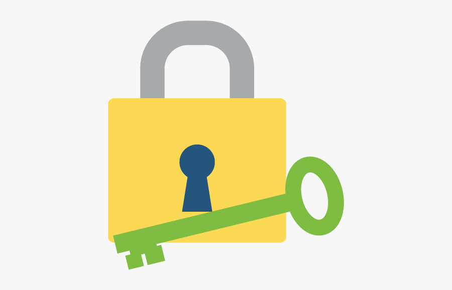 Security Padlock Key Png, Transparent Clipart