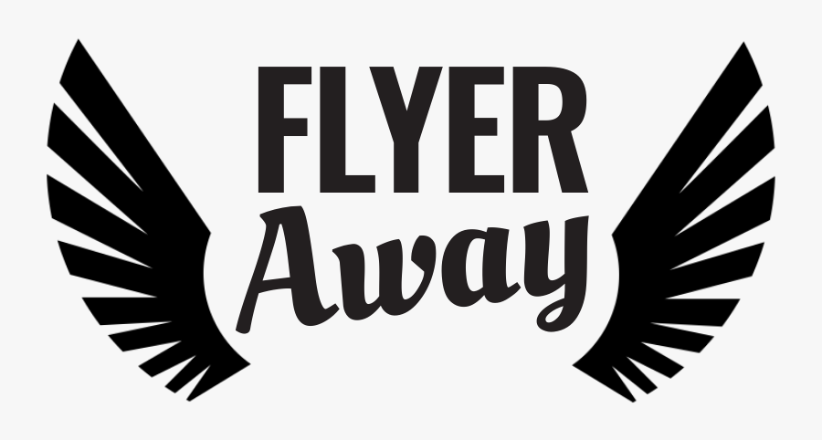Flyer Posting Wings Away Poster - Illustration, Transparent Clipart