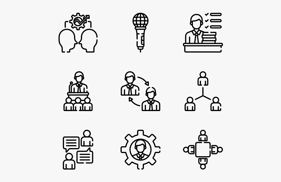 Business Meeting, Transparent Clipart