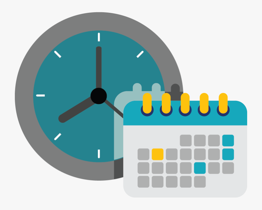 Clock And Calendar Image - Principles Of Design Hierarchy Nests, Transparent Clipart