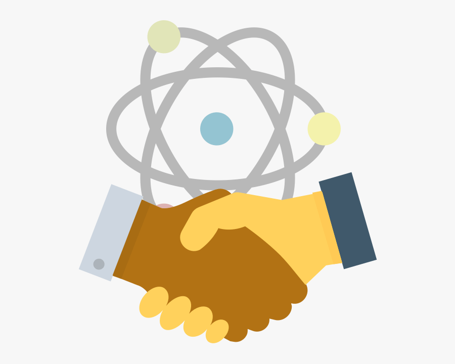 Transparent Two Students Working Clipart - React Native Logo, Transparent Clipart