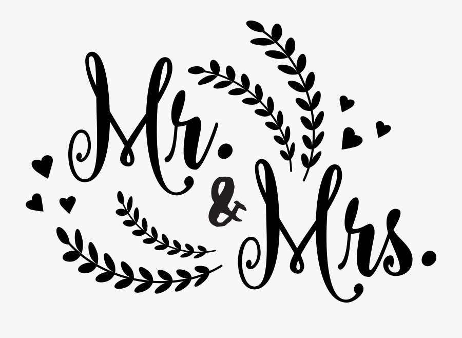 Transparent Mr And Mrs Png, Transparent Clipart