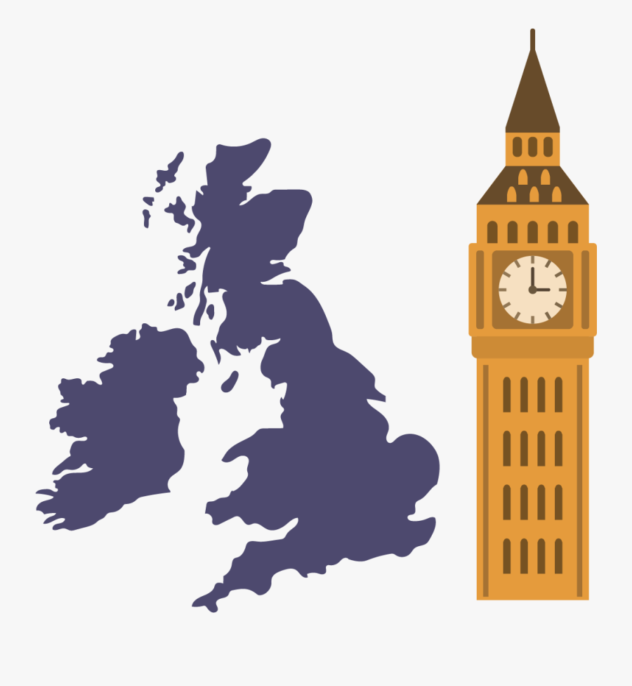 Transparent Quartz Clipart - Uk Black And White, Transparent Clipart