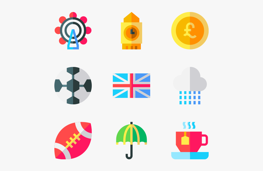 England, Transparent Clipart