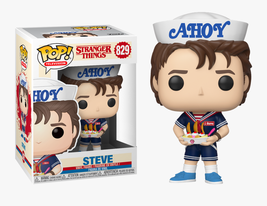 Stranger Things - Steve Funko Pop Baskin Robbins, Transparent Clipart