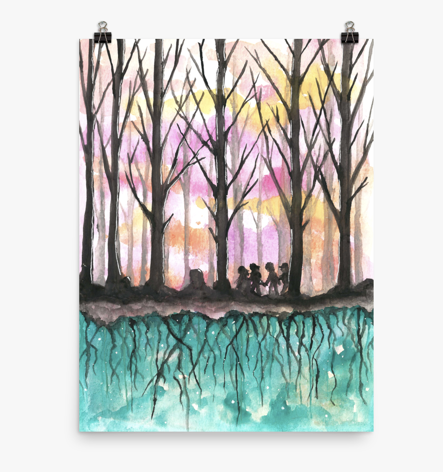 Stranger Things Art The Upside Down , Png Download - Stranger Things The Upside Down Art, Transparent Clipart