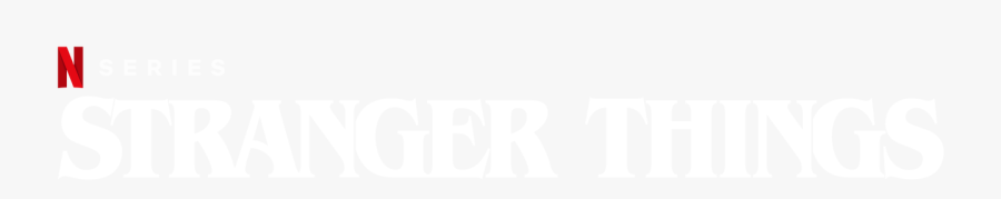 Stranger Things Netflix Logo, Transparent Clipart