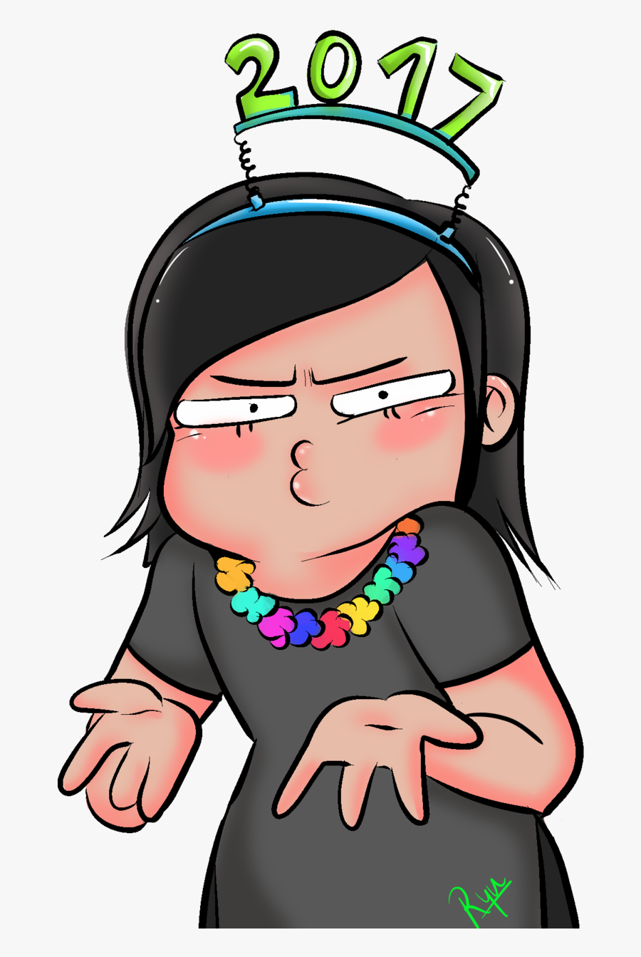 Happy New Year - Cartoon, Transparent Clipart