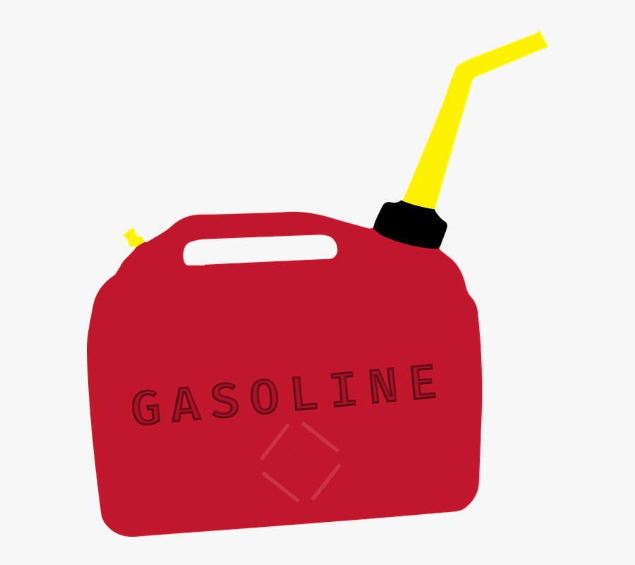 Container, Gas, Fuel, Danger, Flammable, Red, Canister, Transparent Clipart