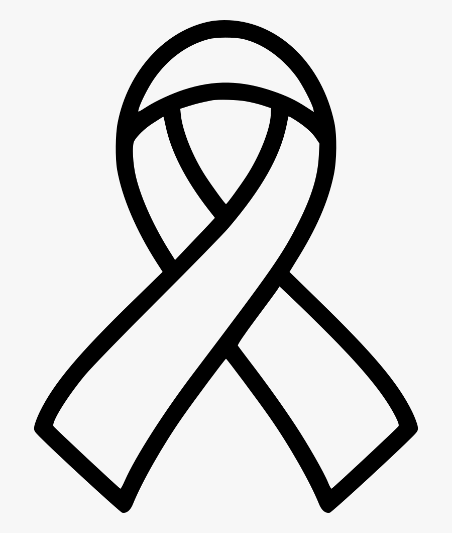 Ribbon Aids Cancer Hiv Solidarity - Vector For Hiv Black, Transparent Clipart