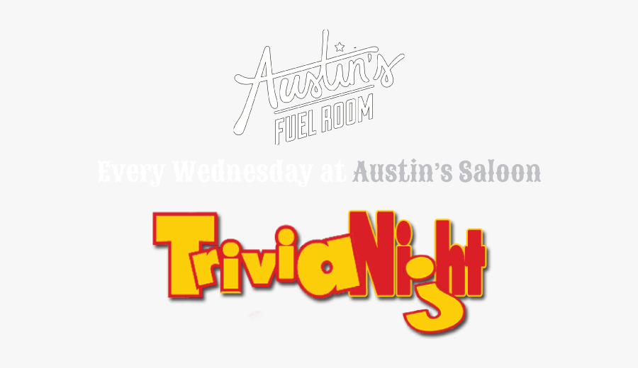 Trivia Night Austins Saloon Wednesday Nights Libertyville - Trivia Night, Transparent Clipart