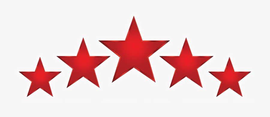 Black And Red Stars, Transparent Clipart