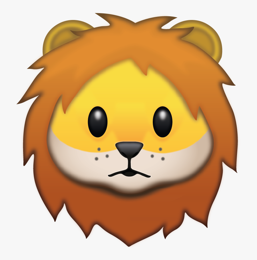 Lion Emoji , Free Transparent Clipart - ClipartKey