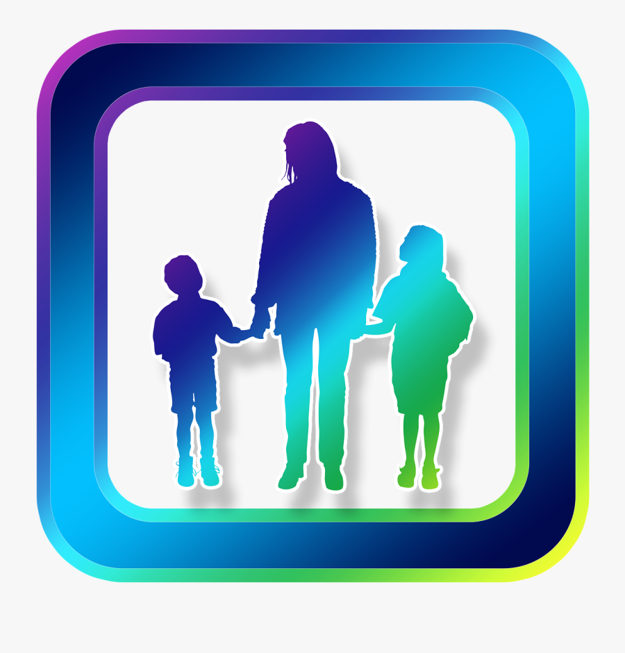 Icon, Family, A Single Parent, Mother, Children - Icone Conclusão Png, Transparent Clipart