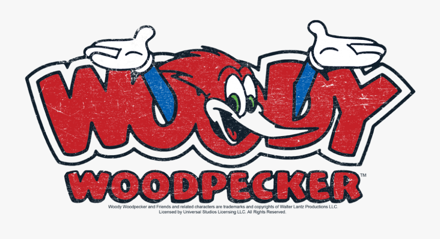 Woody Woodpecker Logo, Transparent Clipart