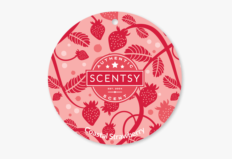 Scentsy Scent Circle Coastal Strawberry, Transparent Clipart