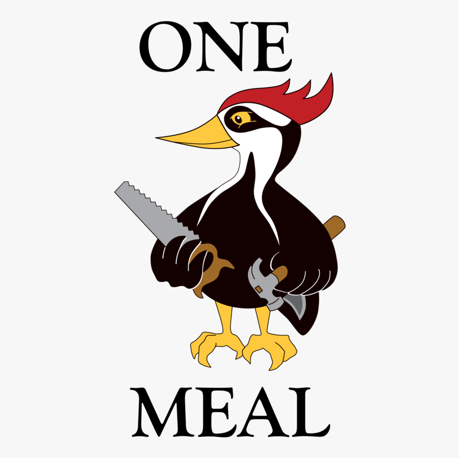 Woodpecker Holiday Meal, Transparent Clipart