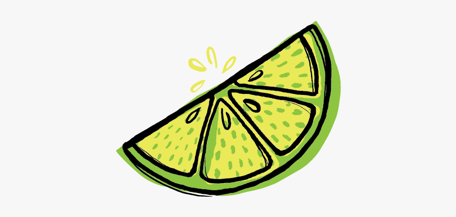 Lime Wedges, Transparent Clipart