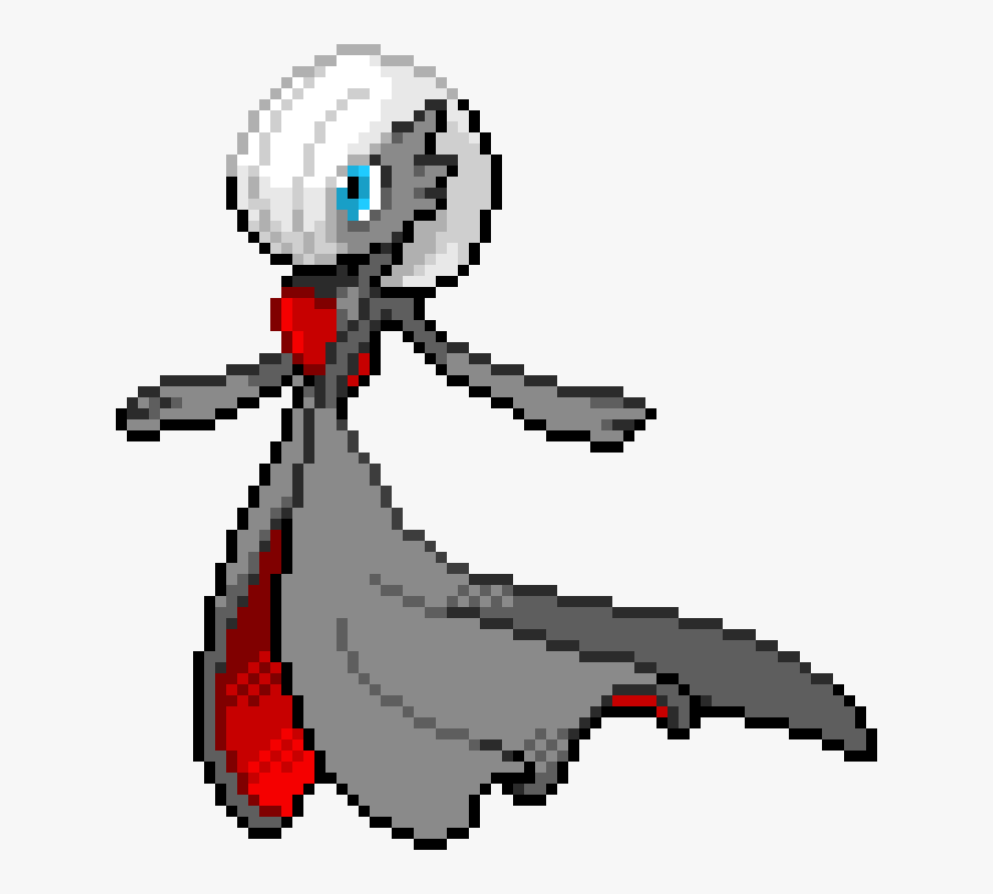 Pokemon Gardevoir Fan Pixel Art, Transparent Clipart