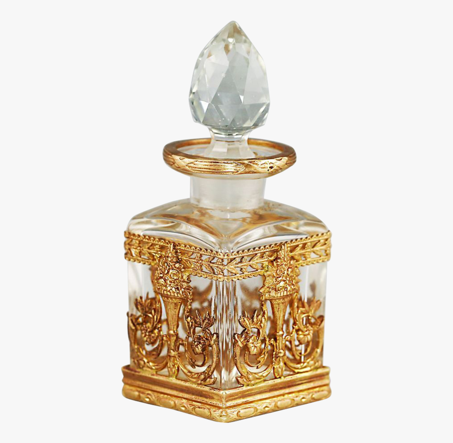 Vintage Perfume Bottles Png, Transparent Clipart