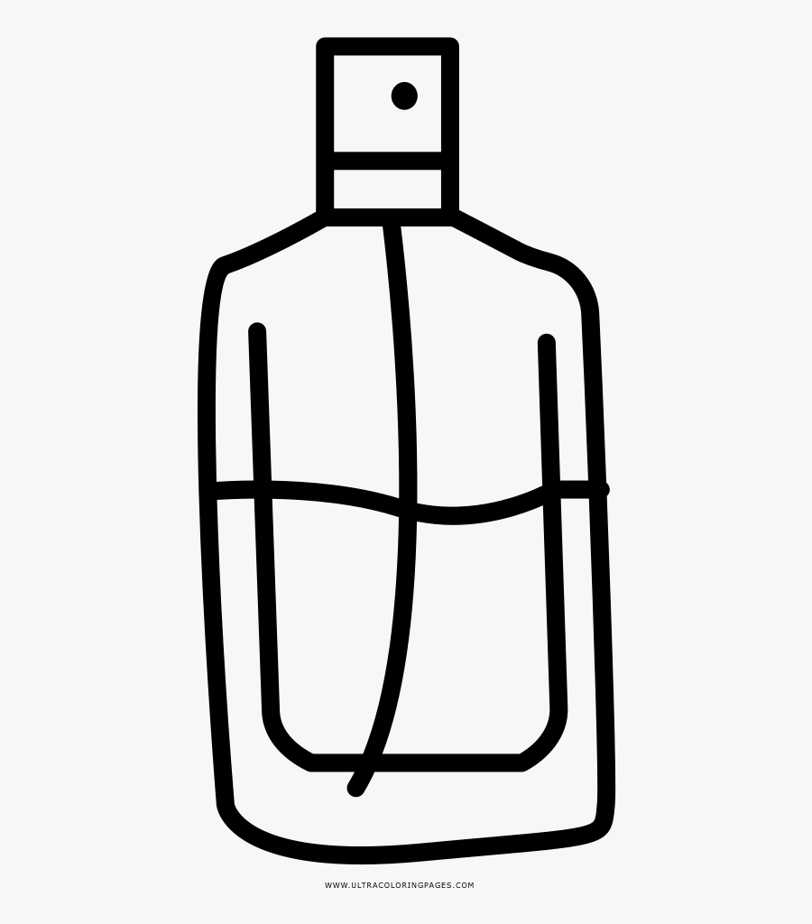 Perfume Coloring Page - Perfume De Hombre Para Dibujar, Transparent Clipart