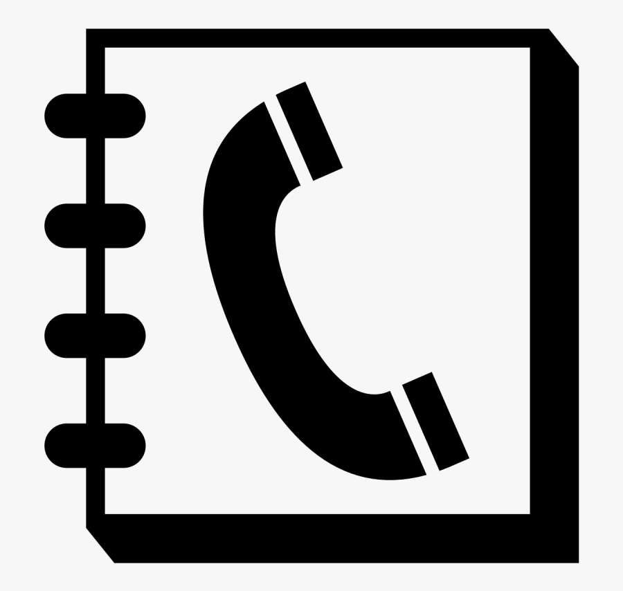 A Phone Book Vector, Transparent Clipart