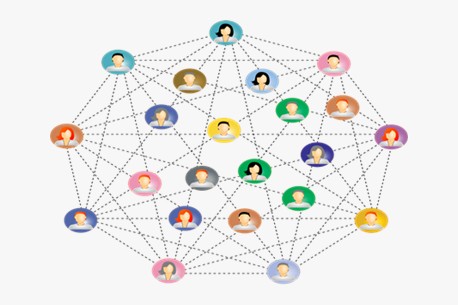 Social Network Clip Art , Png Download - Connections Png, Transparent Clipart