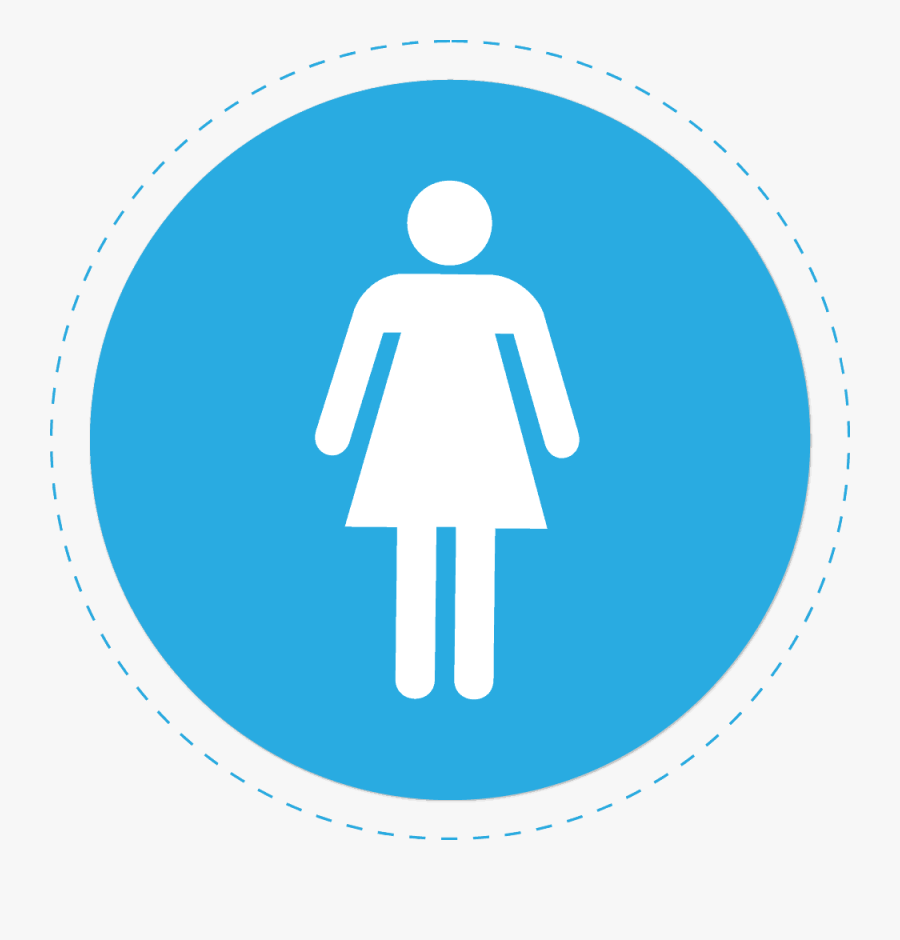 Adult Swimming Lessons, Lady Swimming Lessons - Restroom Sign, Transparent Clipart